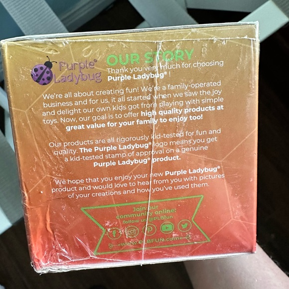 Purple Ladybug Grow Your Own Crystals Red and Green Stem - Picture 8 of 10